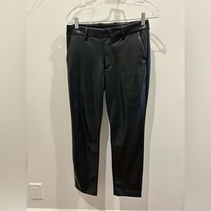 GAP Women’s Faux Leather Black Pants